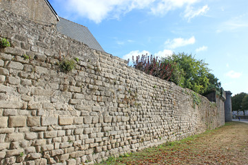Guerande city walls, France