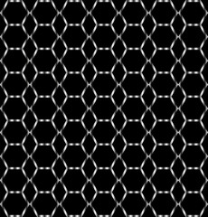 Geometric braided mesh cell shape metal pattern background.