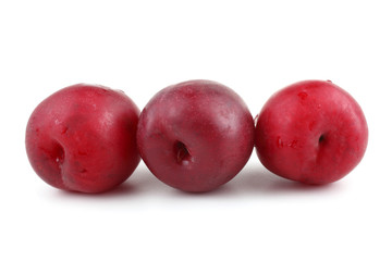 Red plums