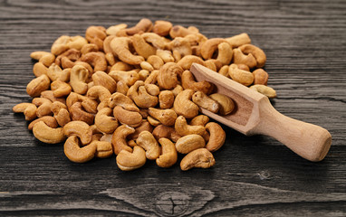 cashew nuts close-up