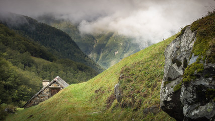 landscape in the mountains