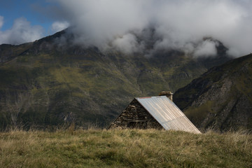 house in the mountains