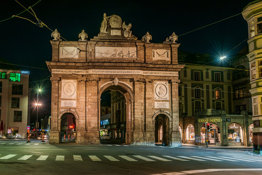 Triumphal Arch In Innsbruck