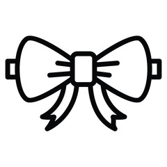 Bow Knot Concept Vector Icon Design, Tailor and Dressmaker Ready Made Ribbon Accessory On white background, Clothing Fashion Accoessires Object