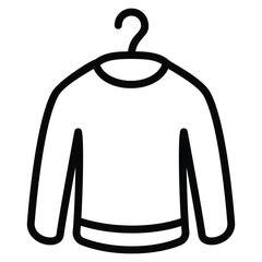 Tailor Studio Hanger Shirt Concept, Dressmaker Dummy on White background, Back Side of mannequin Vector Icon design