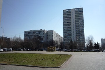 Fototapeta na wymiar buildings in moscow