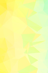Yellow vivid polygonal vector background.  geometric vector illustration. creative design template
