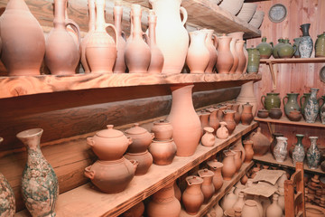 Fototapeta na wymiar Handmade Ceramic Pottery