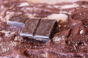Chocolate Cake Surface Detail