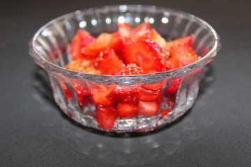 Strawberry Dessert Detail