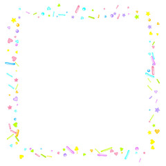 Sprinkles grainy. Cupcake dessert bakery confetti