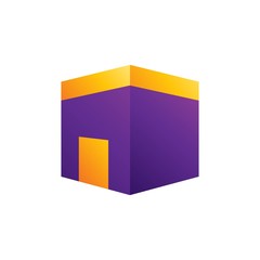 Kaaba abstract icon for apps and websites