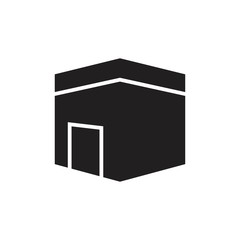 Kaaba solid icon for apps and websites