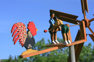 21 June 2008 the fun of Wind Vane. at Pak Nai