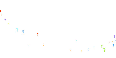 Question marks Quiz doubt survey faq public poll.