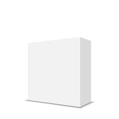 White box. Vector illustration.