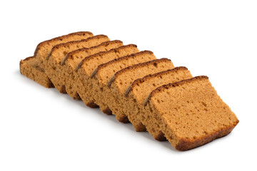 Slices of traditional dutch breakfast cake