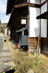 妻籠宿　黒ポスト