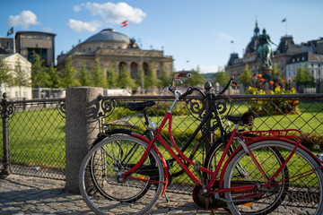 Fototapeta na wymiar Bike in Copenhagen