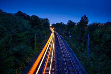Passing train