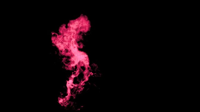 Spreading colored smoke, wiping frame horizontally. Short distance. Good for wipe transitions & overlay effects. Separated on pure black background, contains alpha channel.