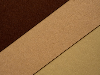 Fototapeta premium Colored sheets of paper. Brown.