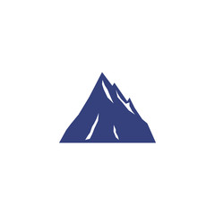 BLUE MOUNTAINS DESIGN ON WHITE