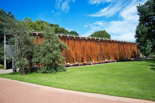 Das Gradierwerk in Bad Sassendorf, Kurpark