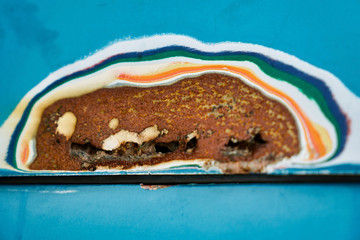 Paint and rust rainbow