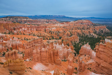 Rock towers Hoodoo in National Park Bryce Canyon, USA