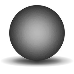 Olympic track & field shot put side view