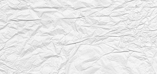 White texture of crumpled paper
