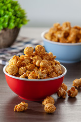 popcorn in a bowl