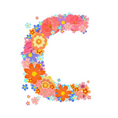 colorful blossom of meadow flowers with butterflies and flying l