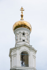 Fototapeta na wymiar St. George's (Yuriev) Monastery in Veliky Novgorod
