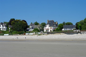 Maisons de vacances au bord de la plage, Crozon, Bretagne