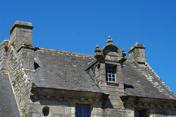 Fototapeta na wymiar Demeure du village de Locronan, Bretagne