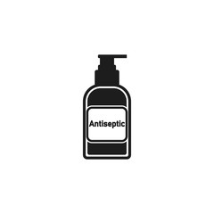  Antiseptic, medical disinfection icon. Vector. Isolated.	