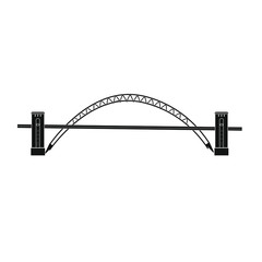 vector of Swing Bridge in Gateshead City