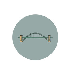 vector of Swing Bridge in Gateshead City
