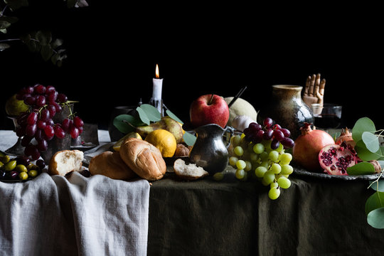 Dutch Still Life With Food