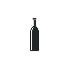 bottle icon template color editable. bottle symbol vector sign isolated on white background illustration for graphic and web design.