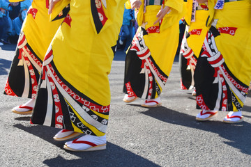 鹿児島神宮・鈴かけ馬踊りの踊り連