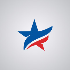 American Star Logo Design