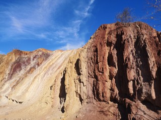 Ochre Pits in MacDonnell Ranges bei Alice Springs, Australien