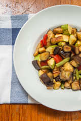 assorted vegetables on white plate