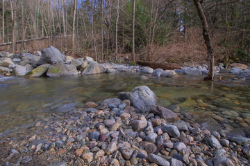 ノースバンクーバー、川、3月, North Vancouver