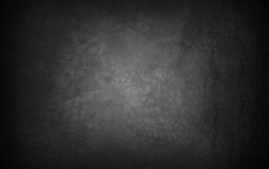 Old wall texture cement dark black gray  background abstract grey color design are light with white gradient background.