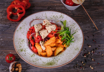 potato with vegetables