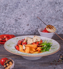 potato with vegetables